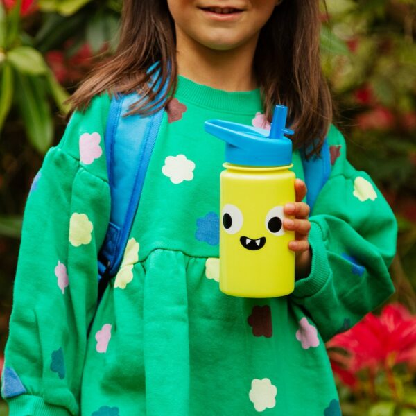 Gourde enfant avec paille Monstre - Sass and Belle – Image 3