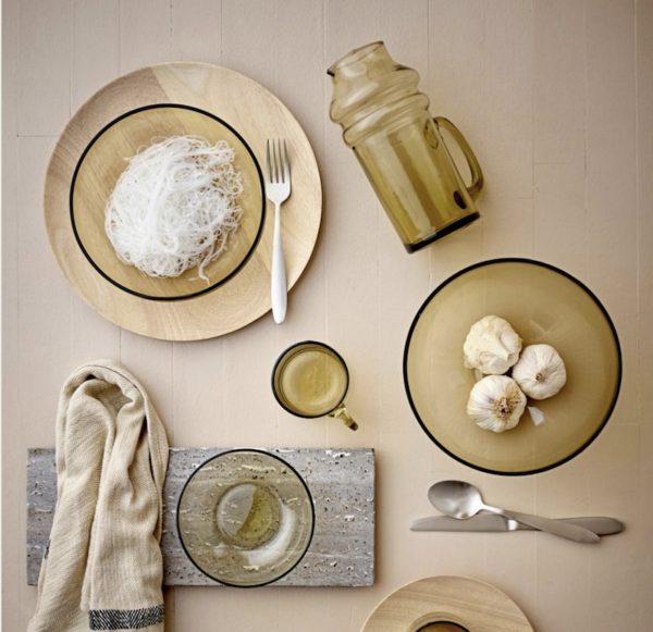 Grande assiette en bois Nolia - Bloomingville – Image 2