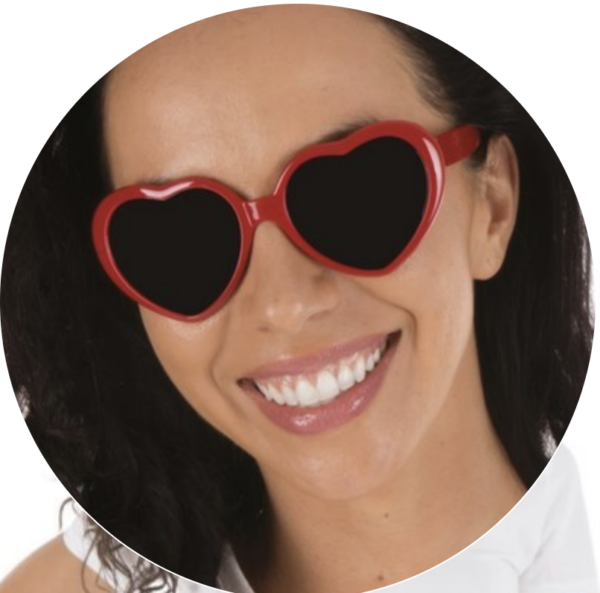 Lunettes coeur