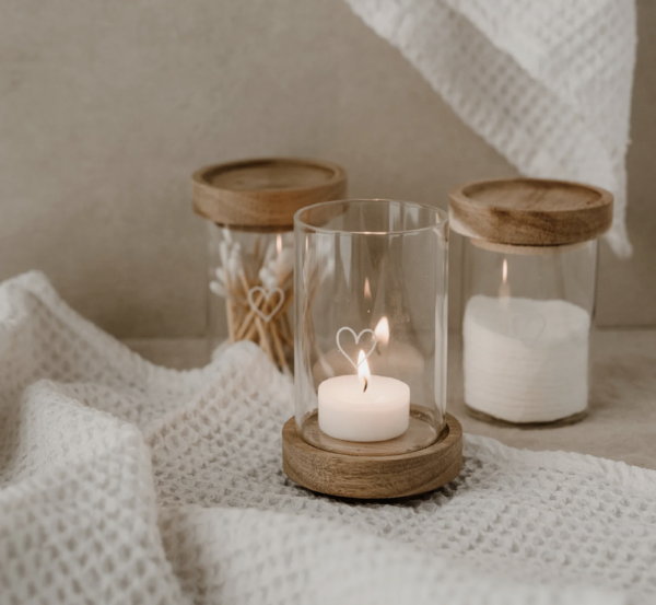 Petit pot en verre coeur - Eulenschnitt – Image 5