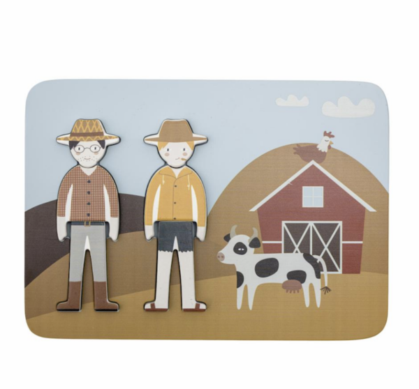 Puzzle en bois Ferme - Bloomingville