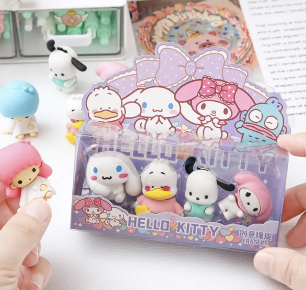 Set de 4 gommes Sanrio – Image 3