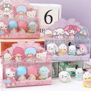Set de 4 gommes Sanrio