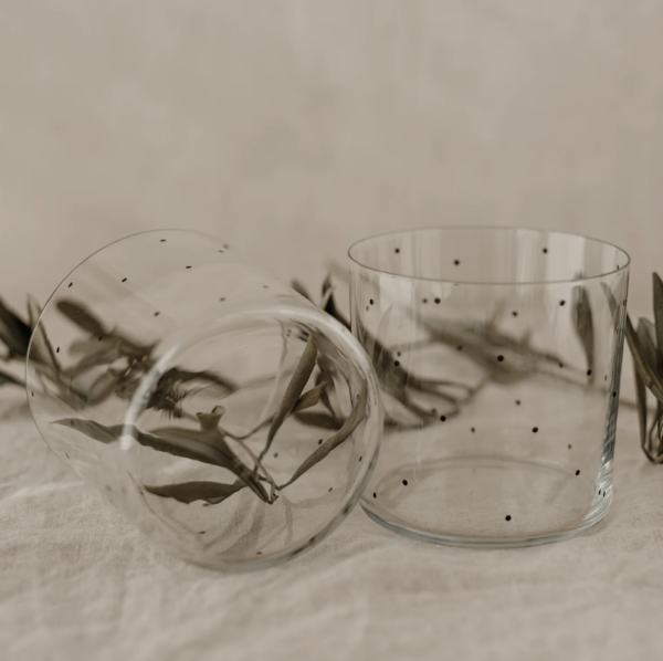 Verre transparent pois noirs - Eulenschnitt – Image 3