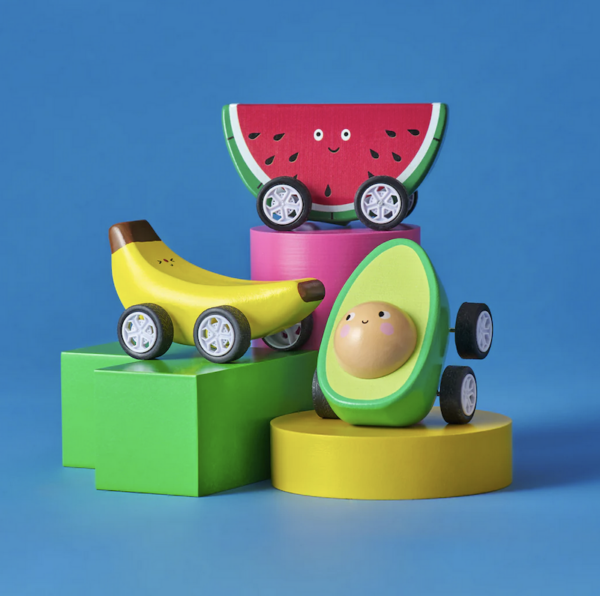 Voiture à friction Fruit