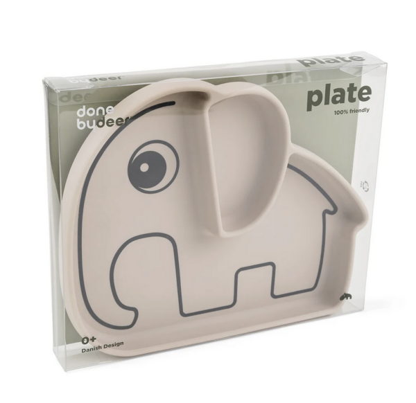 Assiette à ventouse éléphant Elphee – Image 3