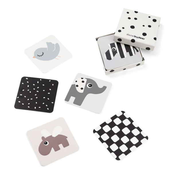Lot de 10 cartes contrastées Deer friends – Image 3