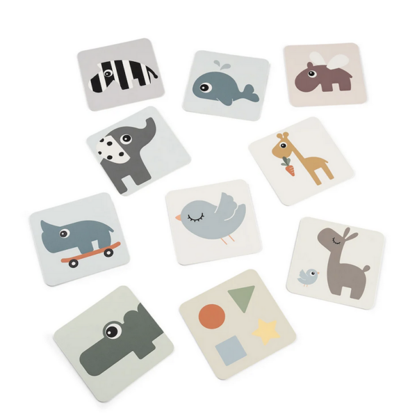 Lot de 10 cartes contrastées Deer friends – Image 2