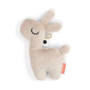 Peluche hochet sensoriel Lalee le lama -Done by Deer