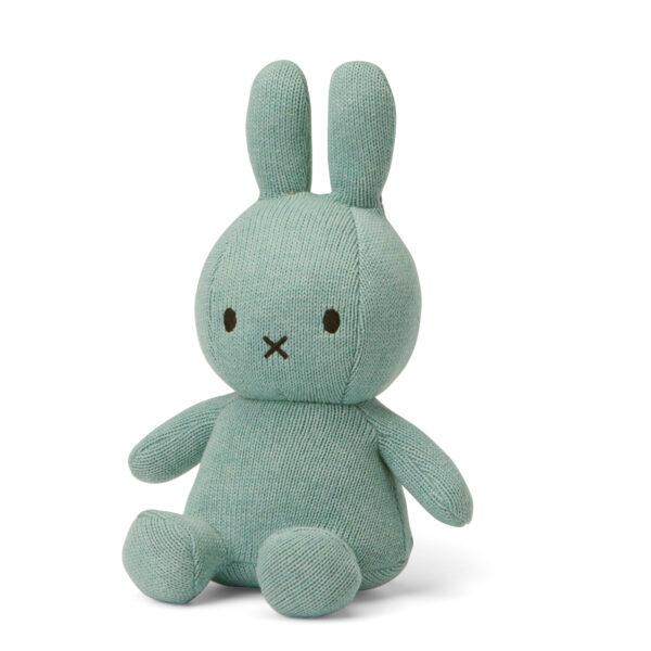 Peluche Miffy bleu pastel en coton bio – Image 2