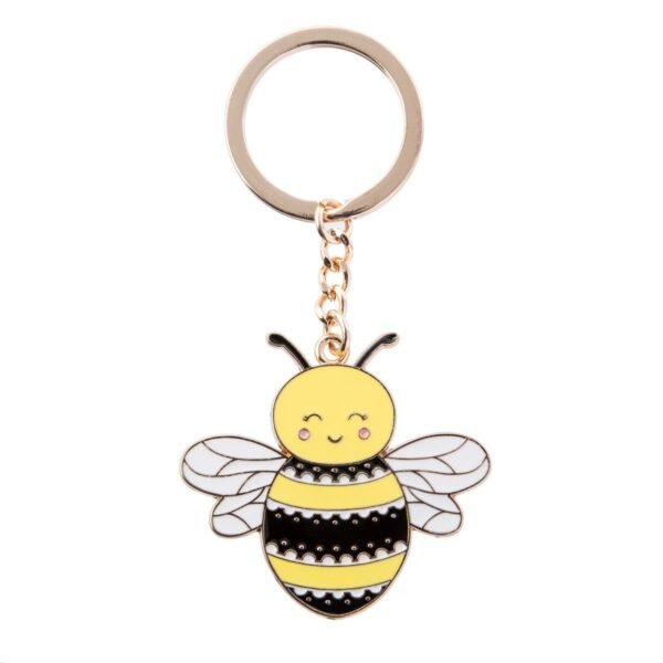 Porte clé en métal Abeille - Sass and Belle