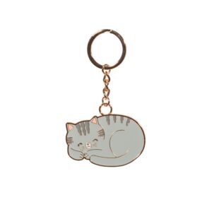 Porte clé en métal Chat - Sass and Belle
