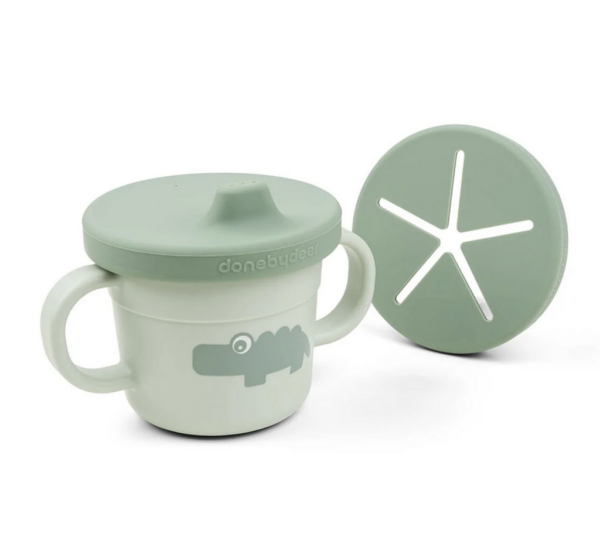 Tasse d'apprentissage verre à bec bébé Croco