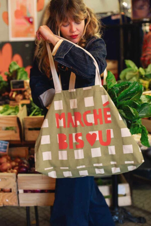 Sac cabas Marché Bisou - Mathilde Cabanas – Image 2