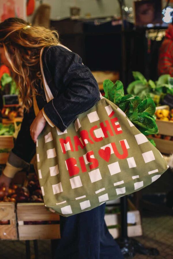 Sac cabas Marché Bisou - Mathilde Cabanas