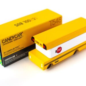 Bus scolaire américain en bois - Candylab