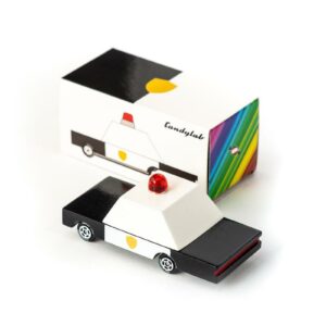 Voiture de police en bois - Candylab