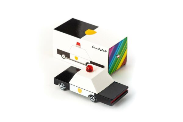 Voiture de police en bois - Candylab