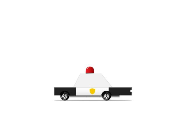 Voiture de police en bois - Candylab – Image 5