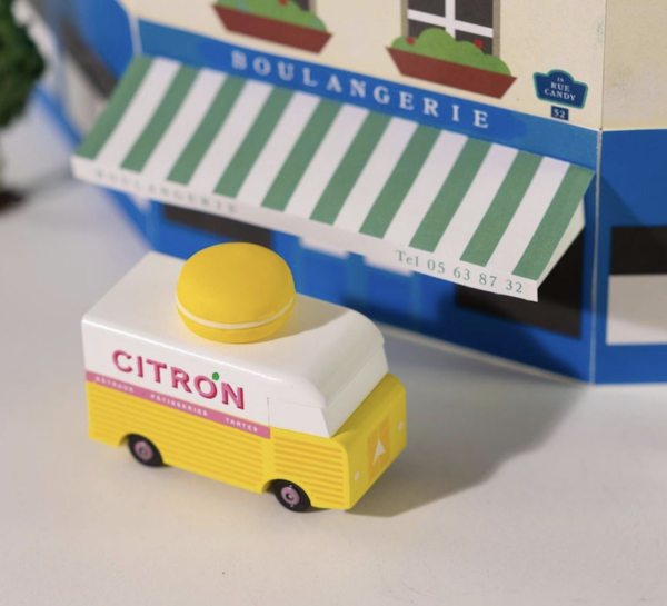 Camion en bois macaron citron - Candylab – Image 4