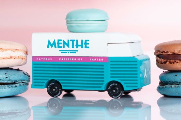 Camion en bois macaron menthe - Candylab – Image 3