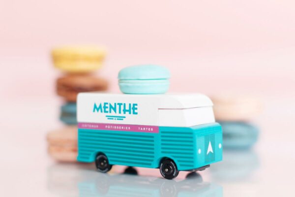 Camion en bois macaron menthe - Candylab – Image 4