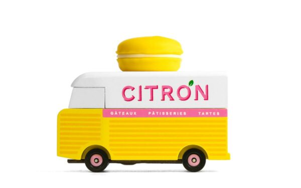 Camion en bois macaron citron - Candylab – Image 2
