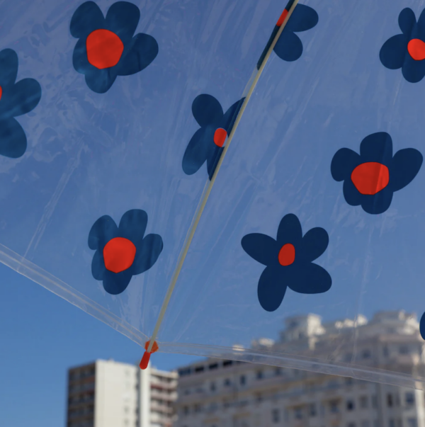 Parapluie adultes Fleurs bleues - Mathilde Cabanas – Image 2