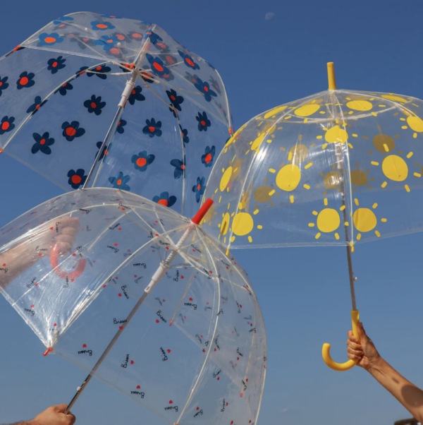 Parapluie adultes Fleurs bleues - Mathilde Cabanas – Image 3