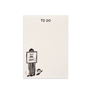 Carnet bloc "To do"  you look great - Helen B
