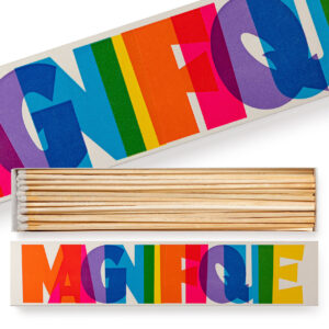 Boite de longues allumettes "Magnifique" - The Archivist