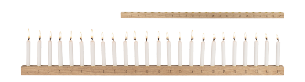 Calendrier de l'avent 24 bougies - Räder