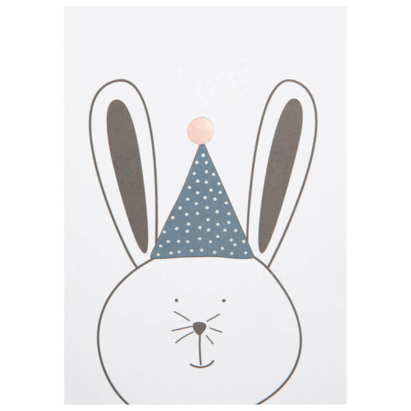 Carte d'anniversaire lapin - Räder