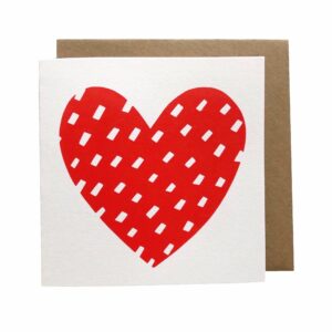 Carte postale Coeur rouge - Jane Foster