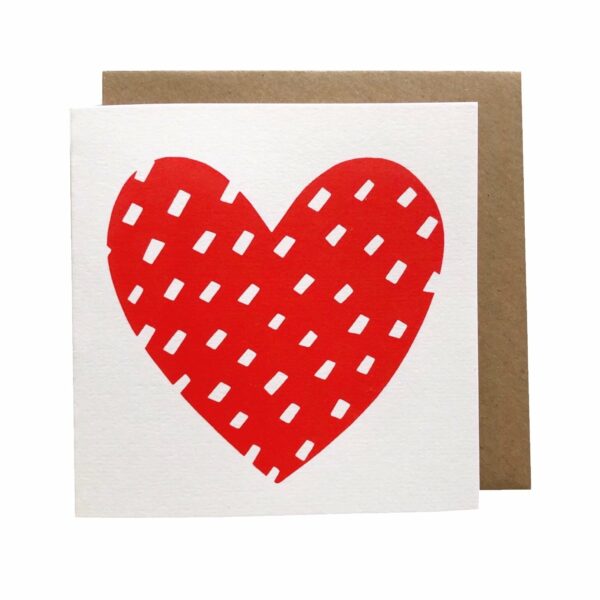 Carte postale Coeur rouge - Jane Foster