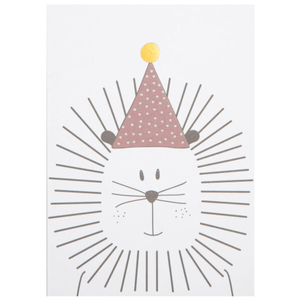 Carte d'anniversaire lion - Räder