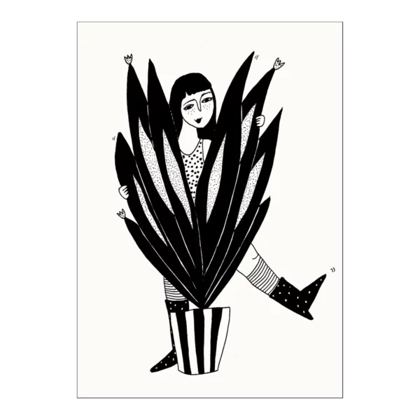 Carte Postale Big Sanseveria - Helen B