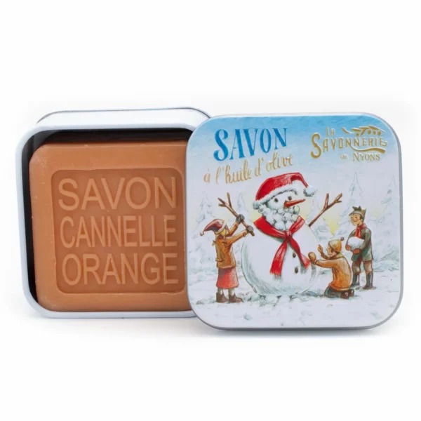 Savon et boite métal Bonhomme de neige- La Savonnerie de Nyons – Image 2