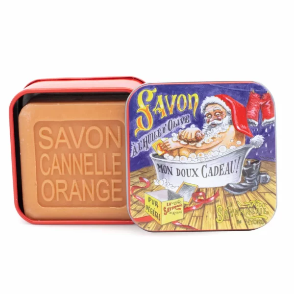 Savon et boite métal Bain de noël - La Savonnerie de Nyons – Image 2