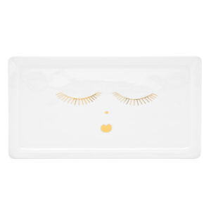 Plateau rectangulaire en porcelaine Goldy - Räder