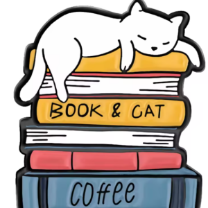 Pin's Cat books and coffee
