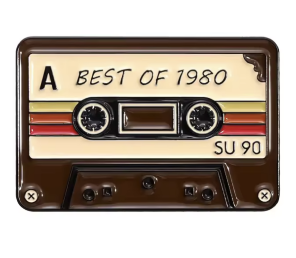 Pin's Cassette vintage Best of 80's