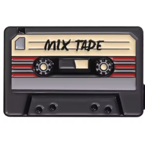 Pin's Cassette vintage Mix tape