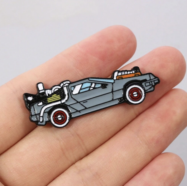 Pin's Delorean - Retour vers le futur – Image 2