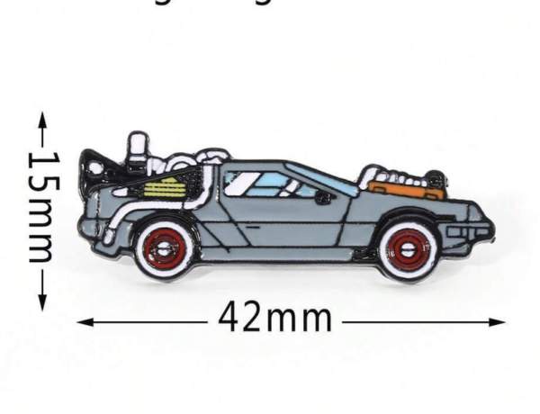 Pin's Delorean - Retour vers le futur – Image 6