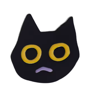Pin's chat noir