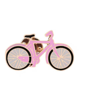 Pin's en métal émaillé Vélo rose