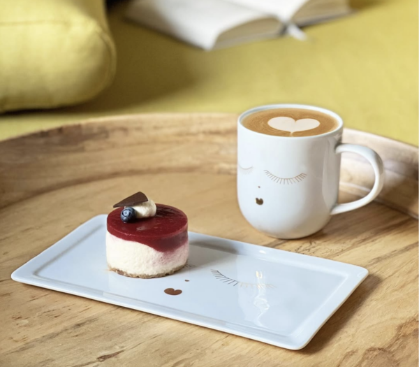 Plateau rectangulaire en porcelaine Goldy - Räder – Image 2