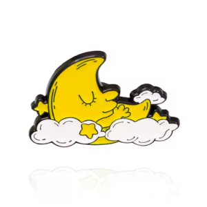 Pin's émaillé Lune et nuage