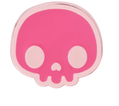 Pin's Tête de mort rose Kuromi